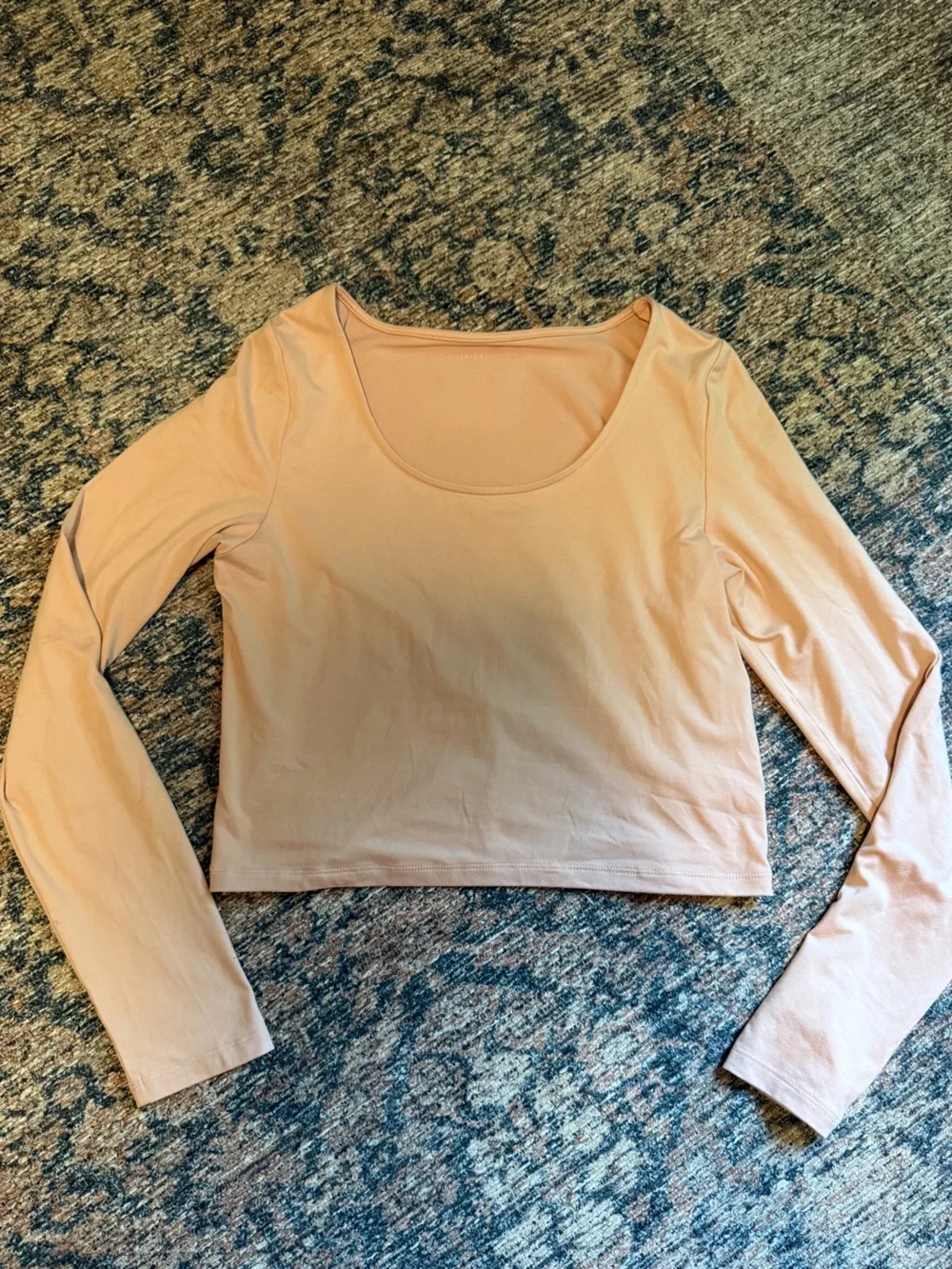 Long Sleeve Scoop Neck Top